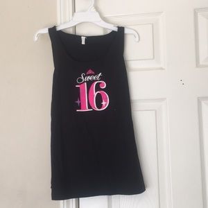 Brand new sweet sixteen tank top.